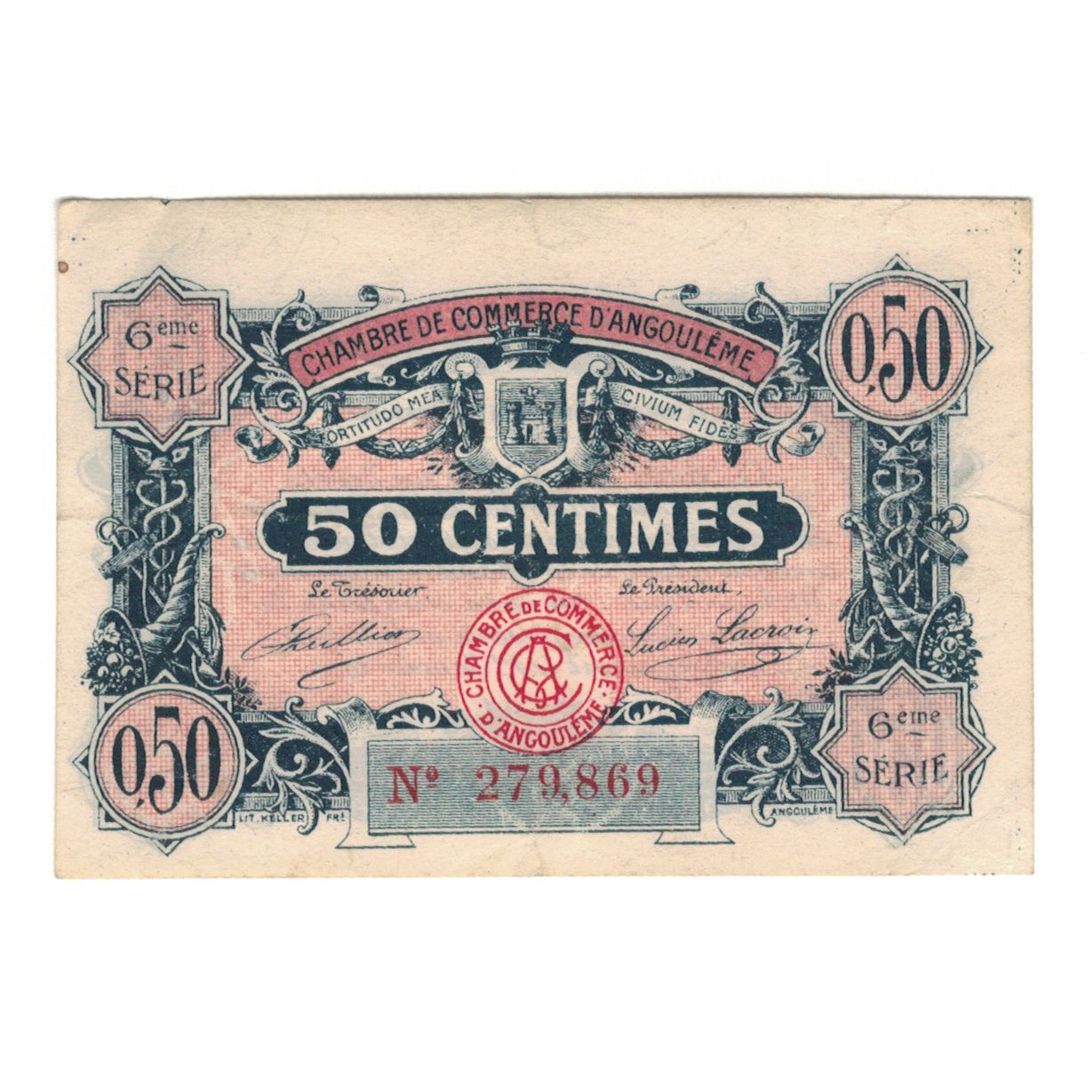 Francia, Angoulême, 50 Centimes, 1915, SPL-, Pirot:9-1