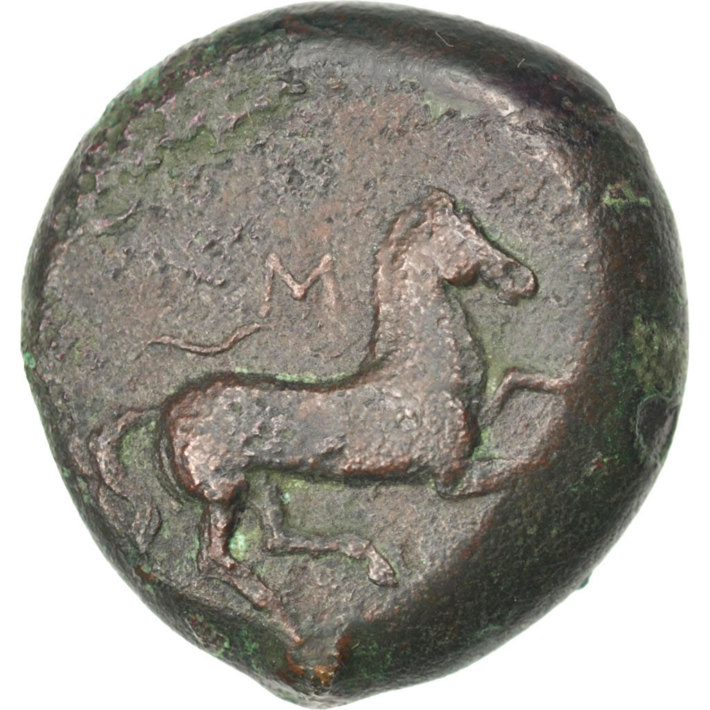 Sicily, Aitna (354-344 BC), Athena, Bronze, EF(40-45), Bronze, 14.79