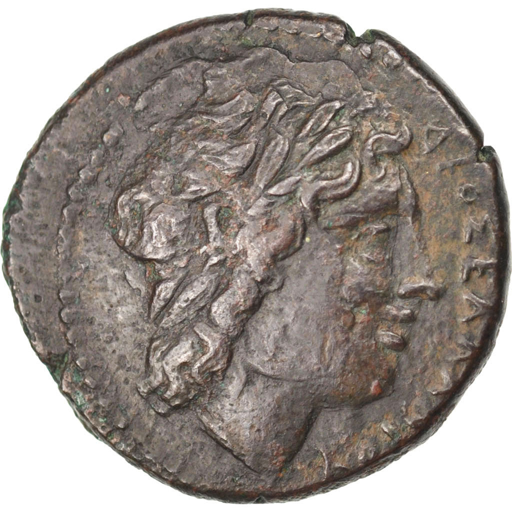 SICILIA, SYRACUSA, Zeus, Litra, Syracuse, EF(40-45), Bronze, 8.31