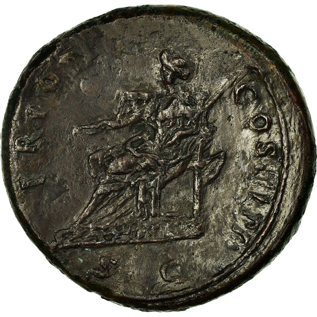 Coin, Trajan, Sestertius, Roma, AU(50-53), Bronze, RIC:399