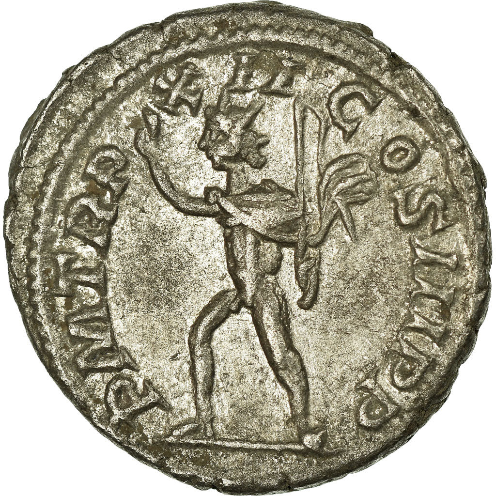 Coin, Severus Alexander, Denarius, 233, Roma, AU(55-58), Silver, RIC:120