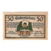 Geldschein, Deutschland, Gatersleben Gemeinde, 50 Pfennig, train 1, 1921