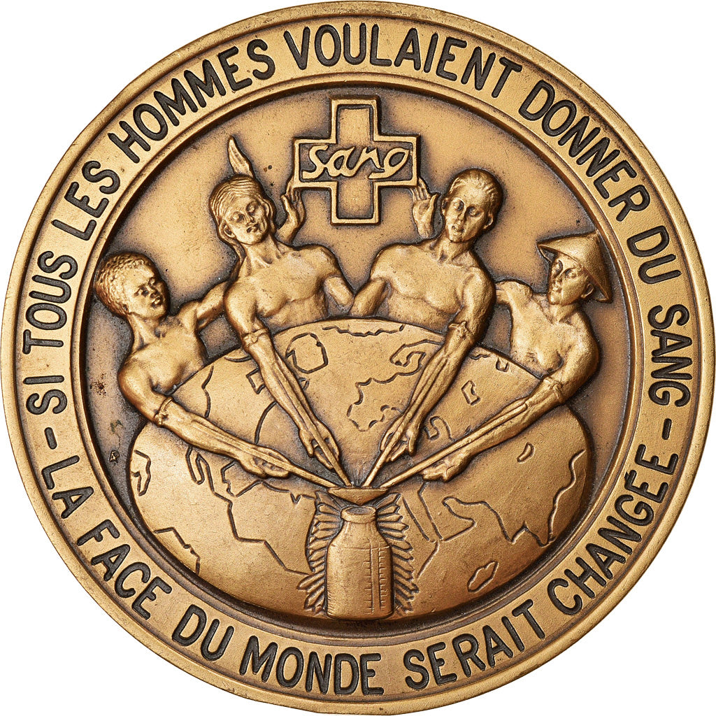 France, Medal, Union des Donneurs de Sang Bénévoles du Pas-de-Calais, Pichard