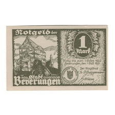 Banknote, Germany, Beverungen Stadt, 1 Mark, maison 2, 1921, 1922-03-01