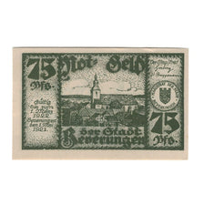 Banknote, Germany, Beverungen Stadt, 75 Pfennig, village, 1921, 1922-03-01
