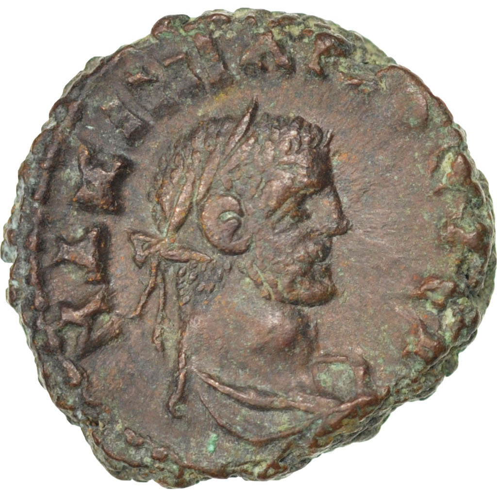 Moneda, Maximianus, Tetradrachm, Alexandria, MBC+, Bronce