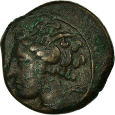 Moneta, Kartagina, Zeugitane, Tanit, Bronze Æ, Carthage, AU(50-53), Bronze