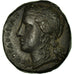 Moneda, SICILIA, Persephone, Syracuse, Bronze Æ, Syracuse, MBC+, Bronce
