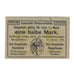 Geldschein, Deutschland, Bismarckhütte Gemeinde, 1/2 Mark, Ecusson 1, 1920