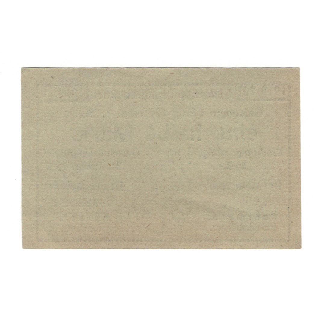 Geldschein, Deutschland, Bismarckhütte Gemeinde, 1/2 Mark, Ecusson 1, 1920