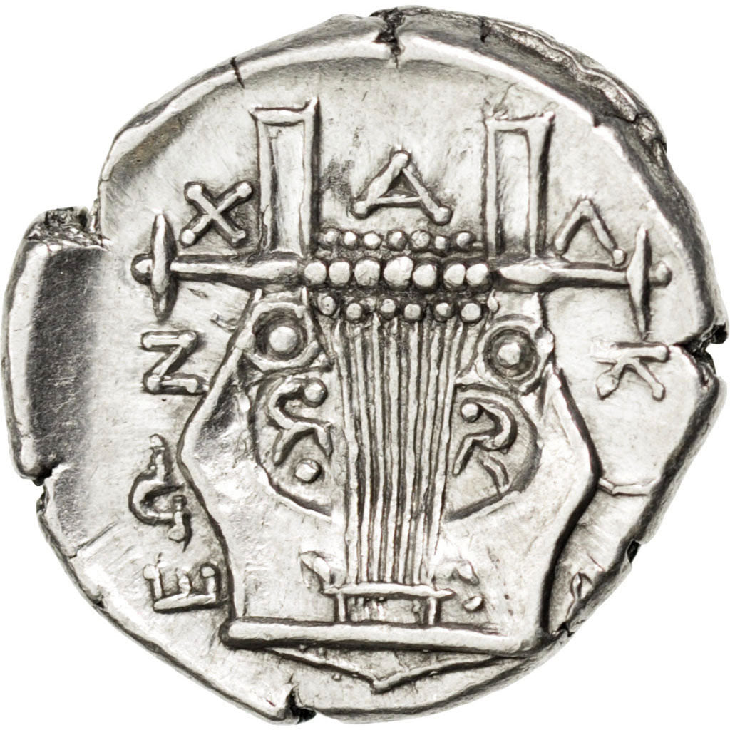 Macedonia (Kingdom of), Apollo, Chalkidian League, Tetrobol, graded, NGC, SPL...