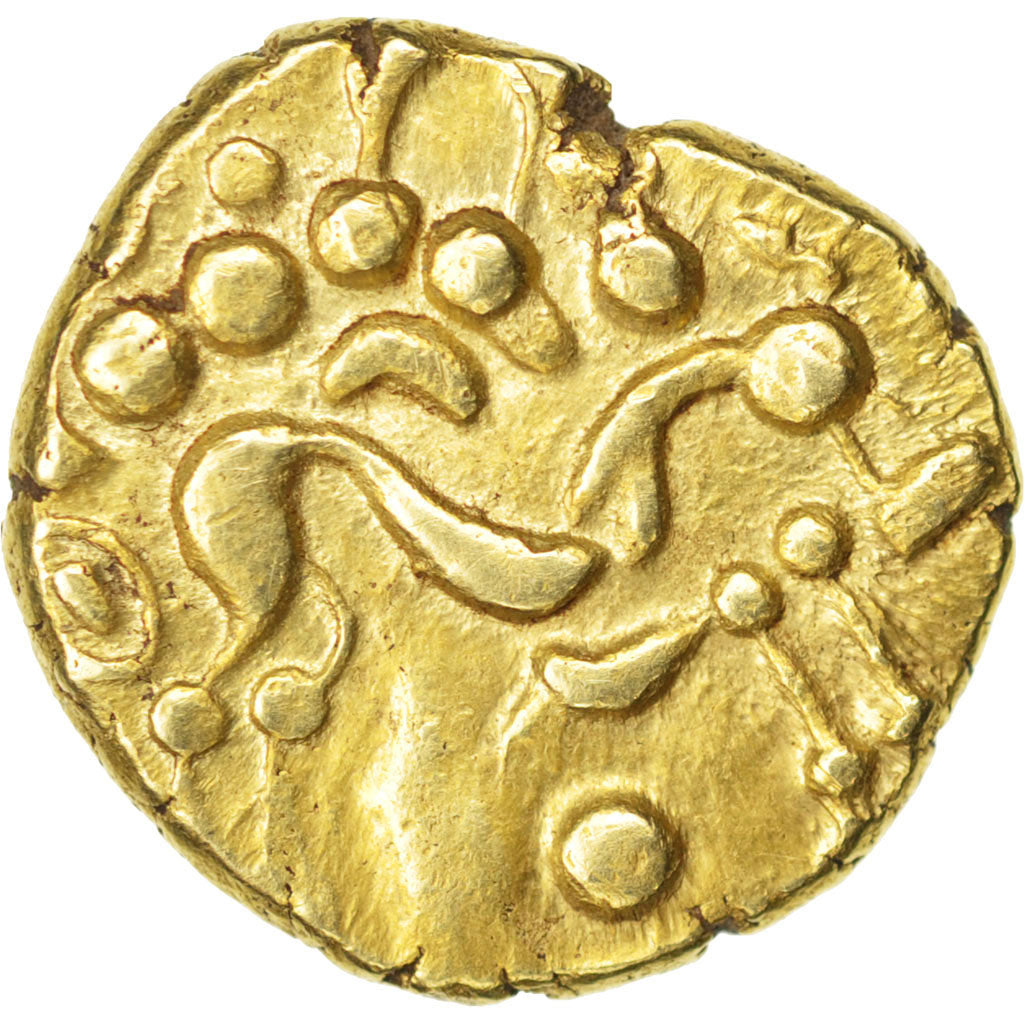 Ambiani, Stater, AU(50-53), Gold, Delestré #158, 6.69