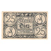 Billet, Allemagne, Diez Stadt, 25 Pfennig, village 2, 1920, SUP, Mehl:D15.6