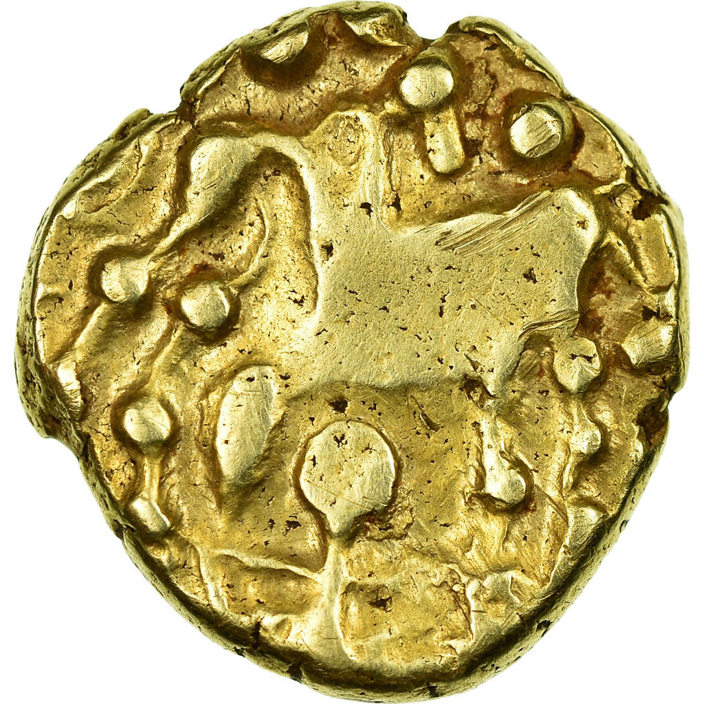 Coin, Ambiani, Stater, VF(20-25), Gold, Delestrée:161