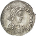 Honorius, Siliqua, Milan, AU(50-53), Silver, RIC #26, 1.42