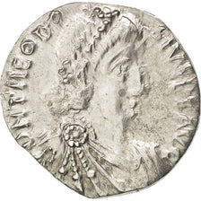 Coin, Theodosius I, Siliqua, Trier, EF(40-45), Silver, RIC:94b