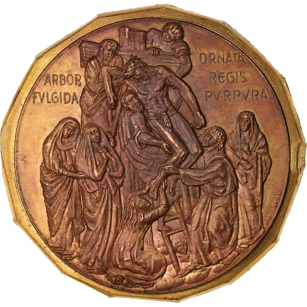Francia, medaglia, Descente de la Croix et Déposition du Christ, Religions &