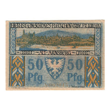 Billet, Allemagne, Arnsberg, 50 Pfennig, personnage, 1921, 1921-12-15, NEUF