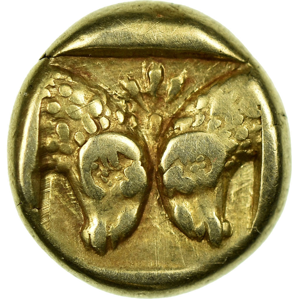 Monnaie, Lesbos, 480-350 Bf JC, Mytilene, Silenus, Hecté, Mytilene, TTB+