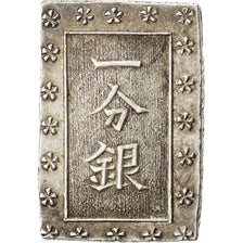 JAPAN, Bu, Ichibu, KM #16a, graded, PCGS, MS(60-62), Silver, 8.66