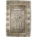 JAPAN, Bu, Ichibu, KM #16a, graded, PCGS, MS(60-62), Silver, 8.66