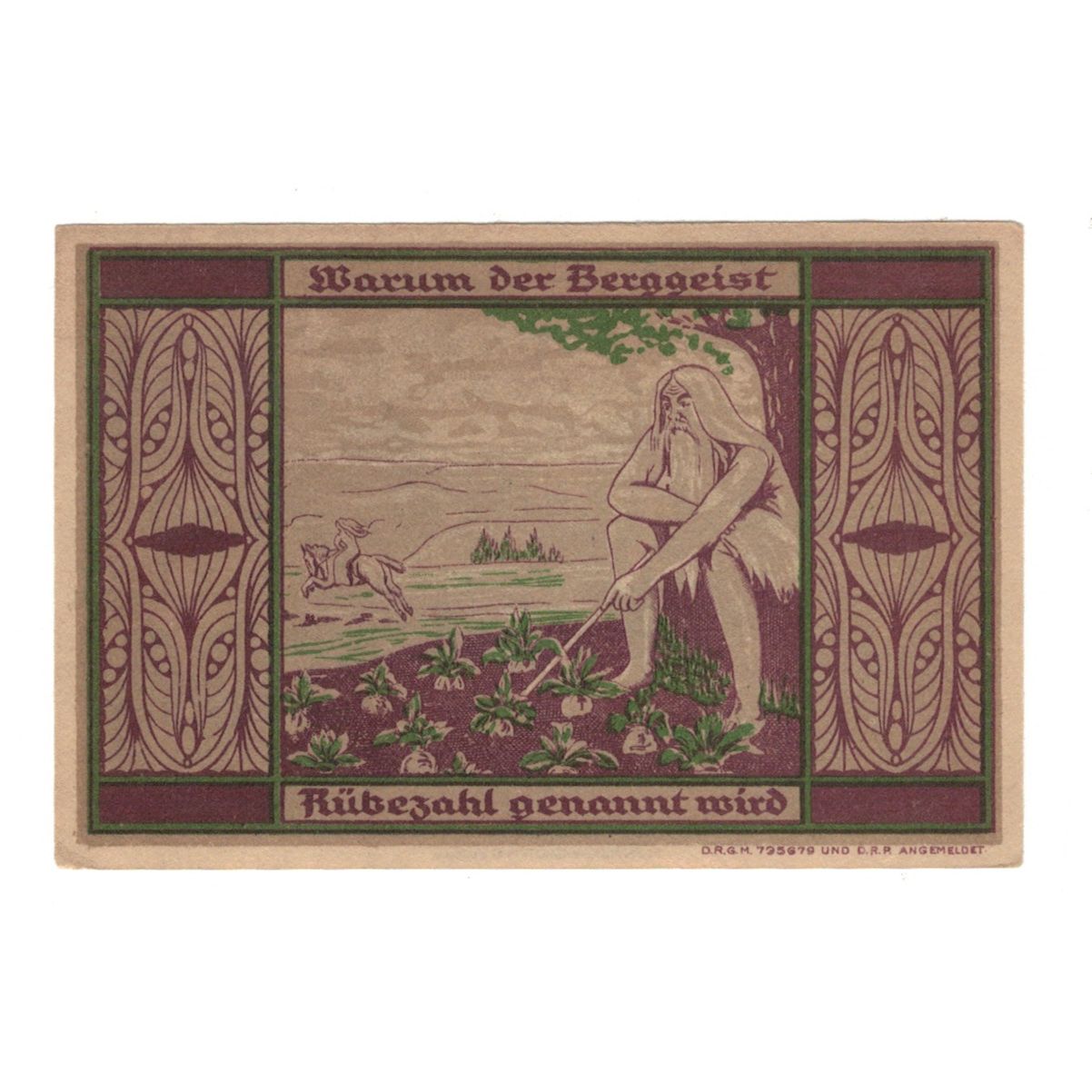 Banknote, Germany, Greiffenberg, 30 Pfennig, personnage, UNC(60-62), Mehl:470.3b