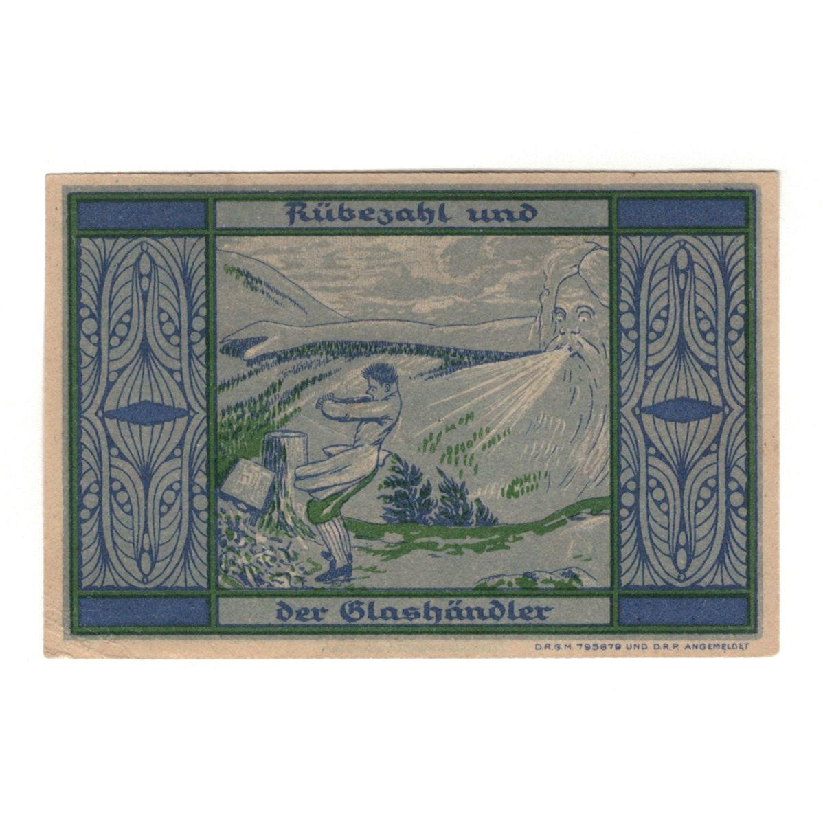 Banknote, Germany, Greiffenberg, 60 Pfennig, personnage, UNC(64), Mehl:470.3b