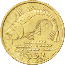 Coin, DANZIG, 10 Pfennig, 1932, AU(55-58), Aluminum-Bronze, KM:152