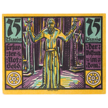 Banknote, Germany, Erfurt Stadt, 75 Pfennig, personnage, 1920, 1920-04-09