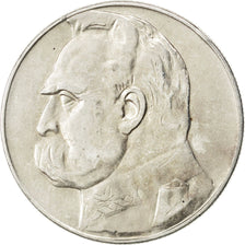 POLAND, 10 Zlotych, 1936, Warsaw, KM #29, EF(40-45), Silver, 34, 22.15