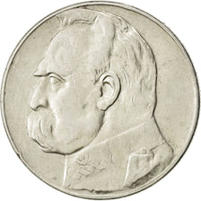 POLAND, 10 Zlotych, 1935, Warsaw, KM #29, EF(40-45), Silver, 34, 21.85