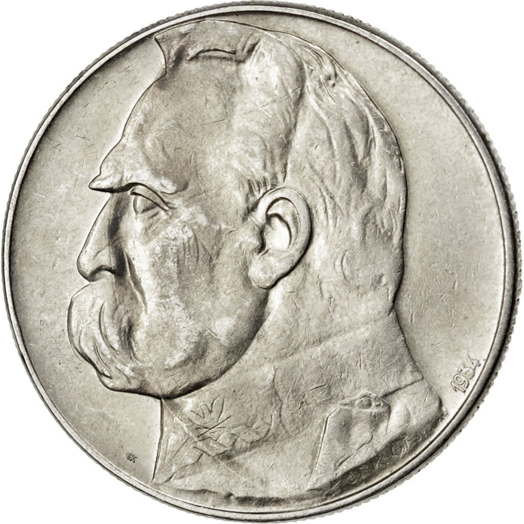 Polonia, 10 Zlotych, 1934, Warsaw, BB+, Argento, KM:26