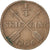 Moneda, Suecia, Gustaf IV Adolf, 1/4 Skilling, 1806, MBC+, Cobre, KM:564