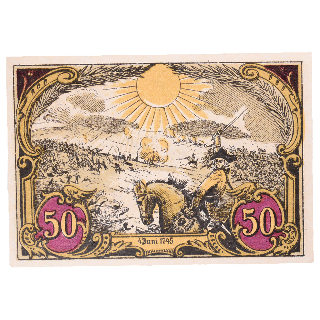 Banknote, Germany, Hohenfriedeberg, 50 Pfennig, Eglise, O.D, UNC(63), Mehl:620.1