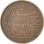 Tunísia, Muhammad al-Nasir Bey, 5 Centimes, 1917, Paris, Bronze, AU(50-53)
