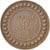 Tunísia, Muhammad al-Nasir Bey, 5 Centimes, 1917, Paris, Bronze, AU(50-53)