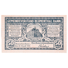 Banknote, Germany, Blumenthal Gemeinde, 50 Pfennig, paysage, 1920, 1920-08-23