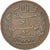 Túnez, Muhammad al-Nasir Bey, 10 Centimes, 1907, Paris, Bronce, MBC, KM:236