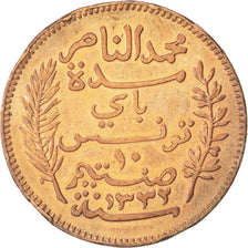 TUNISIA, 10 Centimes, 1914, Paris, KM #236, EF(40-45), Bronze, 9.84