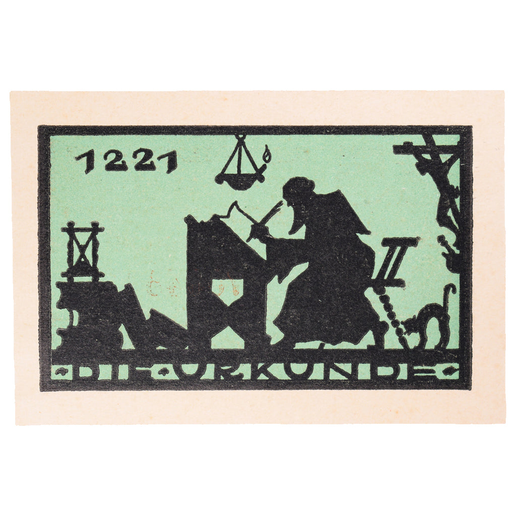 Banknote, Germany, Ansbach, 25 Pfennig, personnage, 1921, 1921-08-12