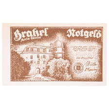 Billet, Allemagne, Brakel Stadt, 50 Pfennig, personnage, 1922, 1921-06-01, SUP+