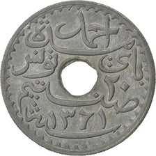 Monnaie, Tunisie, Ahmad Pasha Bey, 20 Centimes, 1942, Paris, SPL, Zinc, KM:268