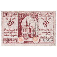 Banknote, Germany, Goldberg Stadt, 50 Pfennig, Batiment, 1919, 1919-11-20