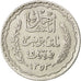 TUNISIA, 5 Francs, 1934, Paris, KM #261, AU(50-53), Silver, 4.95
