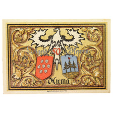 Banknote, Germany, Auma, 50 Pfennig, aigle 3, 1921, 1921-04-01, UNC(60-62)