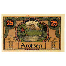 Banknote, Germany, Arolsen, 25 Pfennig, paysage, 1921, 1921-06-01, UNC(60-62)