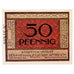 Banknote, Germany, Ansbach Stadt, 50 Pfennig, cavalier, 1919, 1919-12-31