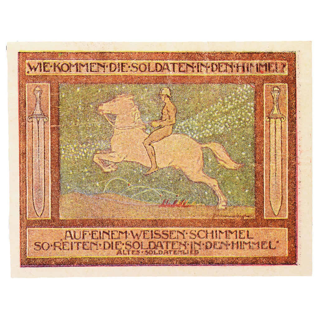 Banknote, Germany, Ansbach Stadt, 25 Pfennig, cavalier 1, 1919, 1919-12-31