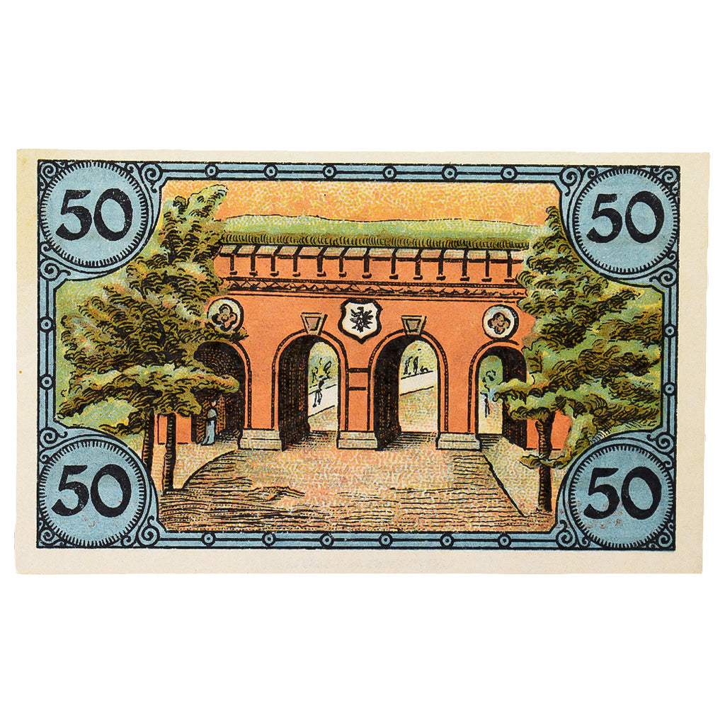Billet, Allemagne, Glogau Stadt, 50 Pfennig, pont 1, 1920, 1920-12-31, SUP+