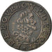 Monnaie, FRENCH STATES, CHATEAU-RENAUD, 2 Deniers, Tournois, TTB+, Cuivre